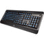 AziO Large Print 3 Color Backlit Keyboard