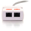 KIT RJ45 NETWORK JACK SPLITTER 