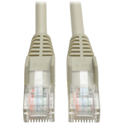 Tripp Lite Cat5e 350 MHz Snagless Molded (UTP) Ethernet Cable (RJ45 M/M) PoE Gray 20 ft. (6.09 m)