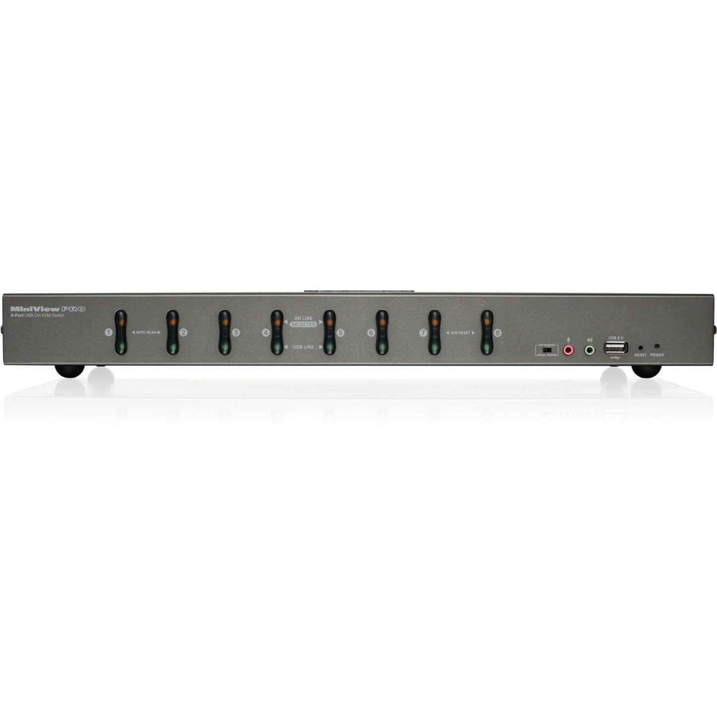 IOGEAR 8-Port DVI KVMP switch with VGA support and USB KV