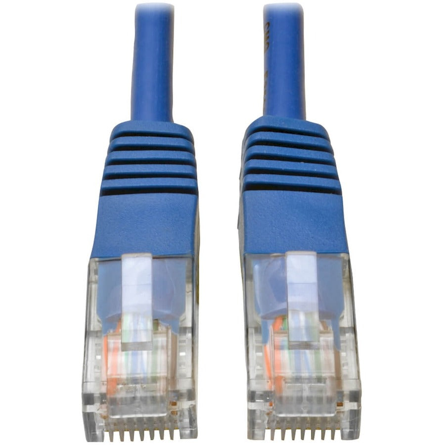 Tripp Lite Cat5e 350 MHz Molded (UTP) Ethernet Cable (RJ45 M/M) PoE Blue 30 ft. (9.14 m)