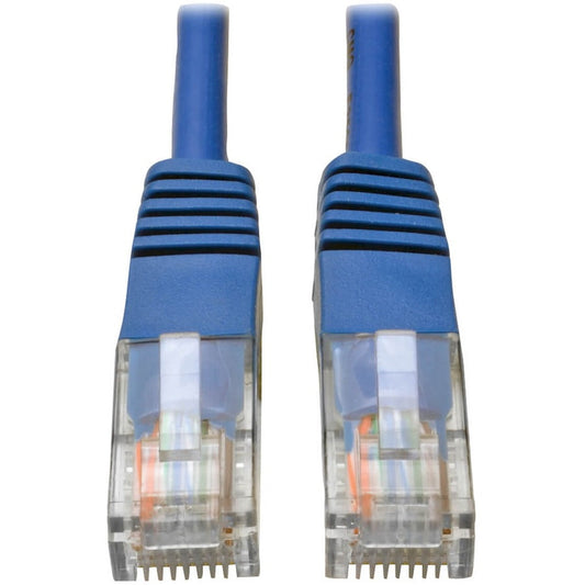 Tripp Lite Cat5e 350 MHz Molded (UTP) Ethernet Cable (RJ45 M/M) PoE Blue 30 ft. (9.14 m)