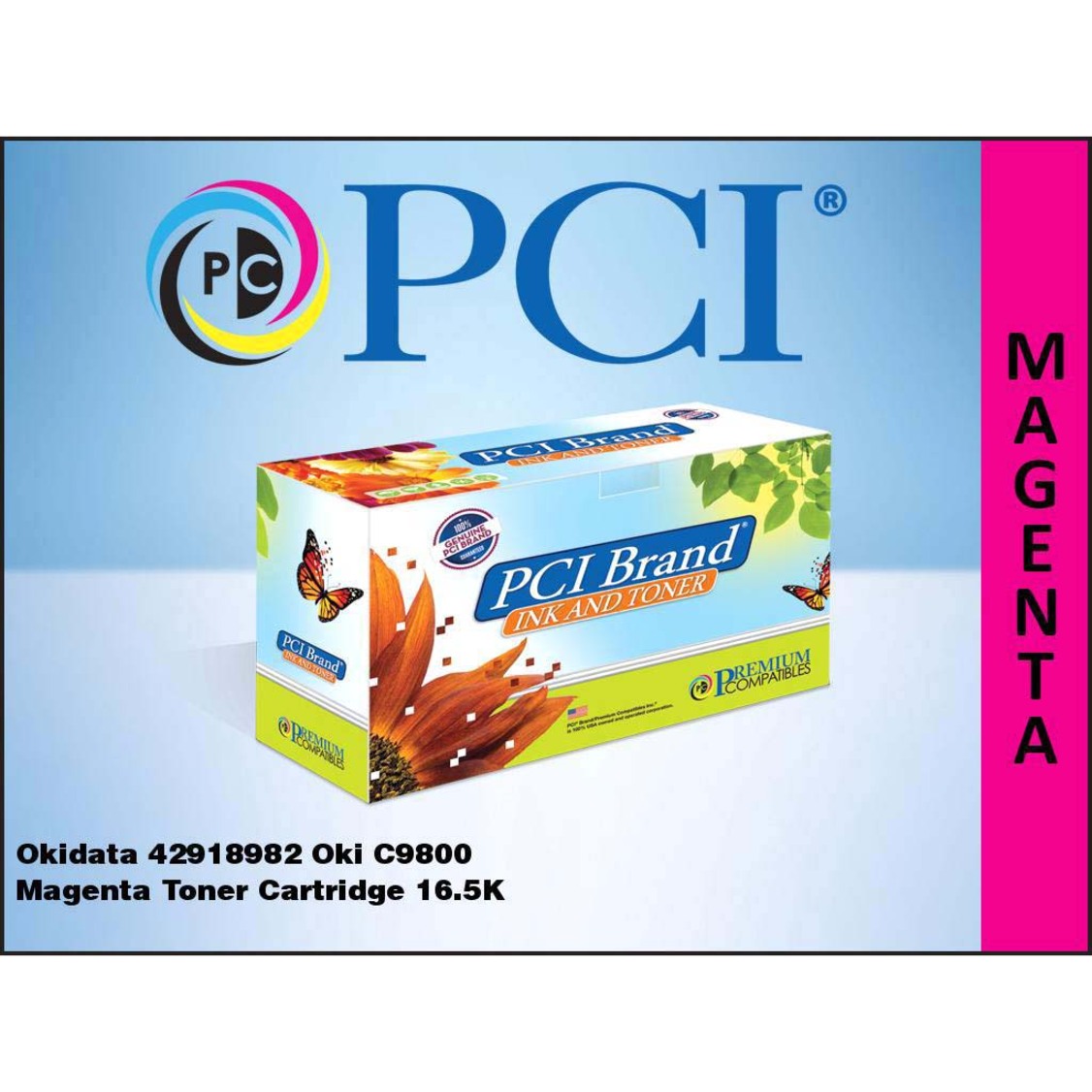 Premium Compatibles Laser Toner Cartridge - Alternative for Okidata 42918982 - Magenta - 1 / Each