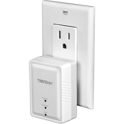 TRENDnet Powerline 500 AV Nano Adapter Kit Includes 2 x TPL-406E Adapters Cross Compatible With Powerline 600-500-200 Windows 10 8.1 8 7 Vista XP Plug & Play Install White TPL-406E2K