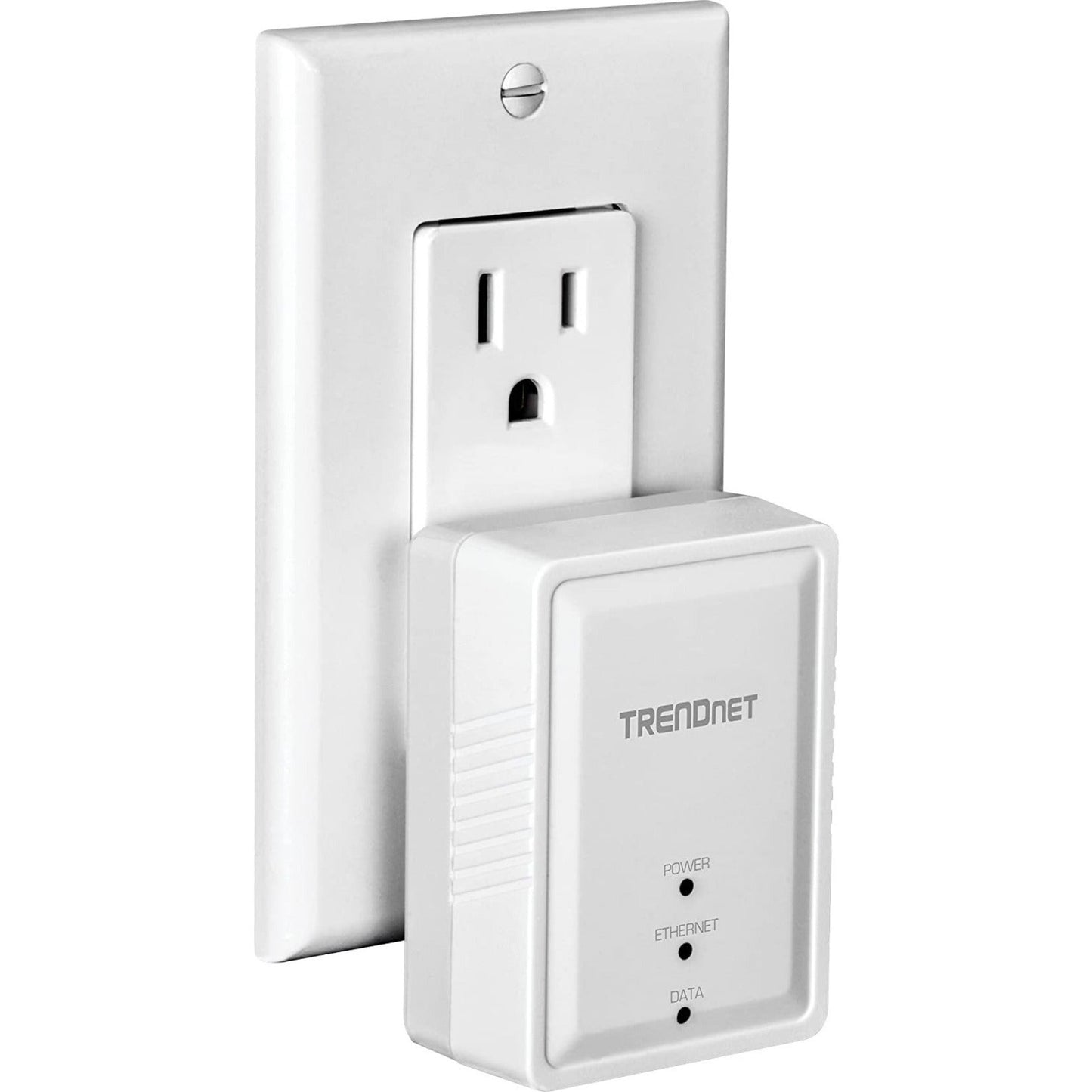 TRENDnet Powerline 500 AV Nano Adapter Kit Includes 2 x TPL-406E Adapters Cross Compatible With Powerline 600-500-200 Windows 10 8.1 8 7 Vista XP Plug & Play Install White TPL-406E2K