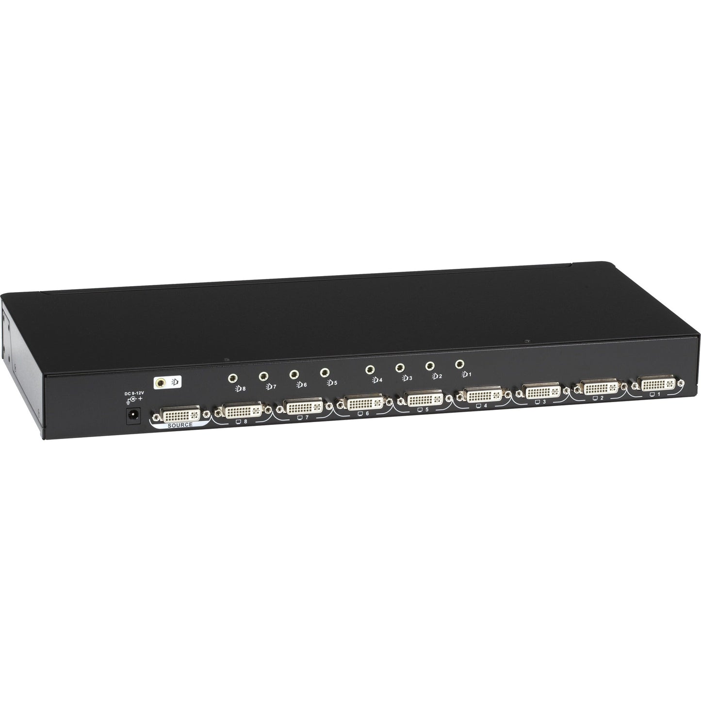 Black Box DVI-D Splitter with Audio and HDCP 1 x 8