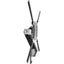 Ergotron Mounting Arm for Flat Panel Display - Polished Aluminum Black