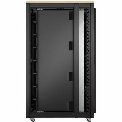 APC by Schneider Electric NetShelter Soundproof 38U Server Rack Enclosure 120V Maple