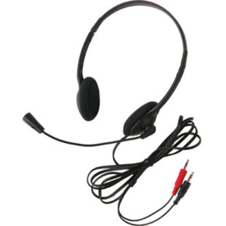 CALIFONE 3065AV LIGHTWEIGHT HEADSET MIC 3.5MM 6FT