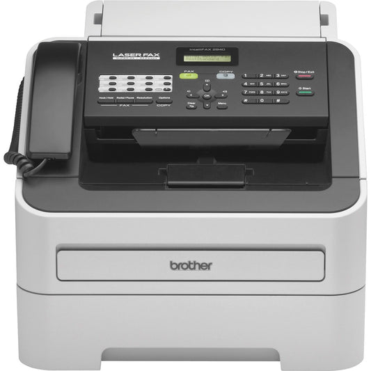 Brother IntelliFAX FAX-2940 Laser Multifunction Printer - Monochrome - Gray