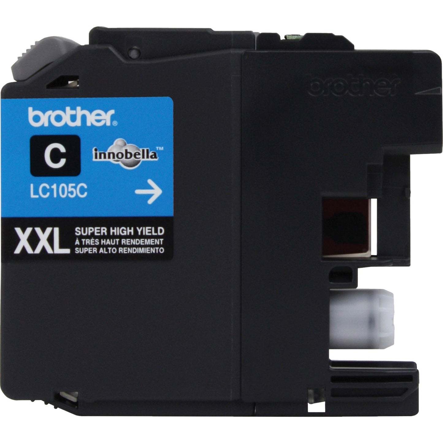 Brother Genuine Innobella LC105C Super High Yield Cyan Ink Cartridge.