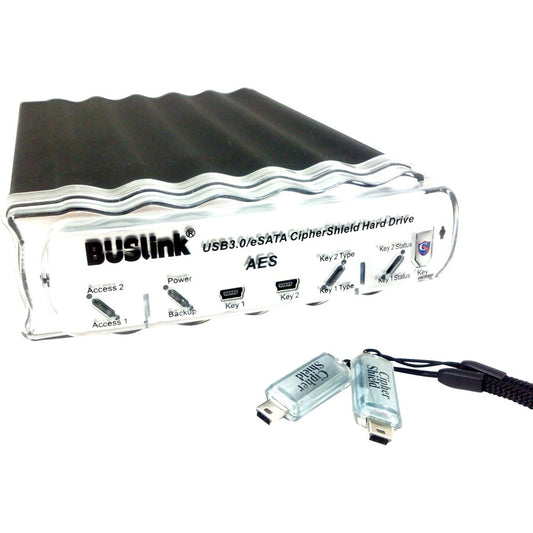 Buslink CipherShield CSX-4T-U3KKB 4 TB Hard Drive - 3.5" External - SATA
