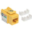 Intellinet Network Solutions Cat5e Keystone Jack UTP Punch-Down Yellow