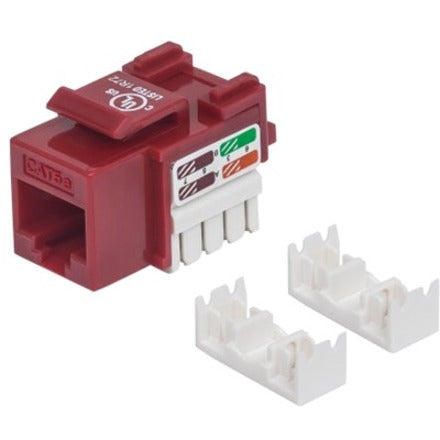 Intellinet Network Solutions Cat5e Keystone Jack UTP Punch-Down Red