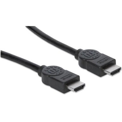 Manhattan HDMI Male to Male High Speed Shielded Cable 50' Black