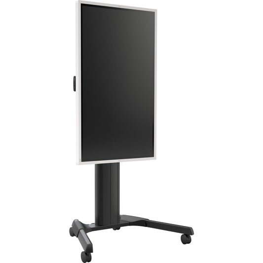 Chief Fusion Large TV Cart - Height-Adjustable Mobile Cart - For Displays 42-86" - Black