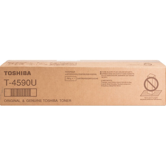 Toshiba T4590 Original Laser Toner Cartridge - Black - 1 Each