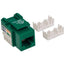 Intellinet Network Solutions Cat5e Keystone Jack UTP Punch-Down Green