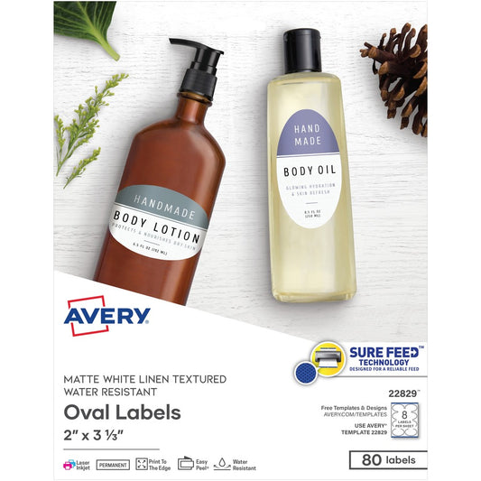 Avery&reg; Easy Peel Labels -Sure Feed - Print-to-the-Edge