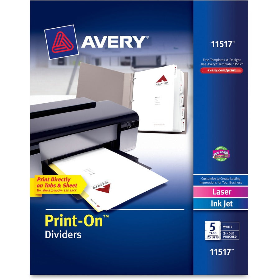 Avery&reg; Customizable Print-On Dividers