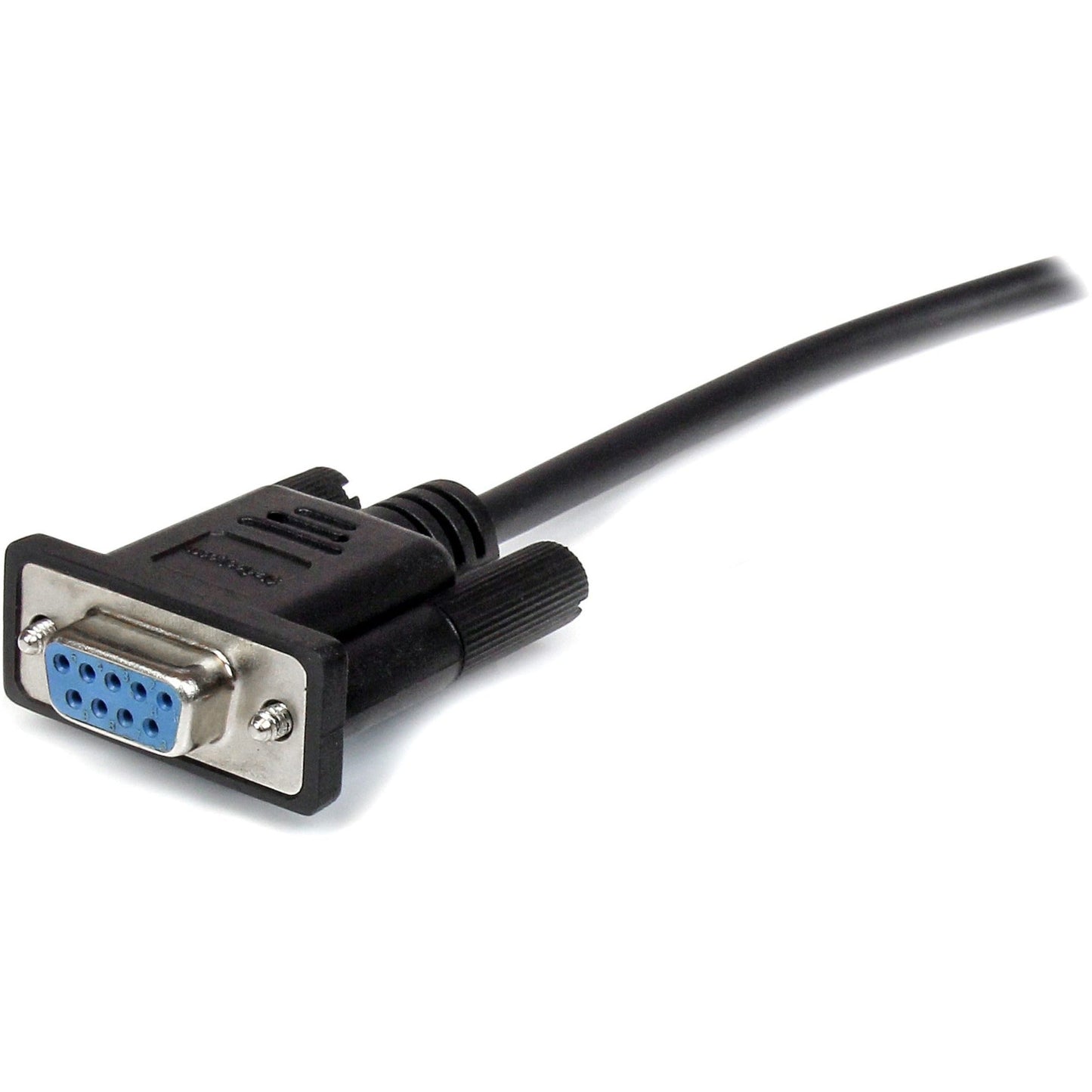 StarTech.com 1m Black Straight Through DB9 RS232 Serial Cable - M/F