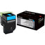 Lexmark Unison 700X2 Extra High Yield Laser Toner Cartridge - Cyan - 1 Pack