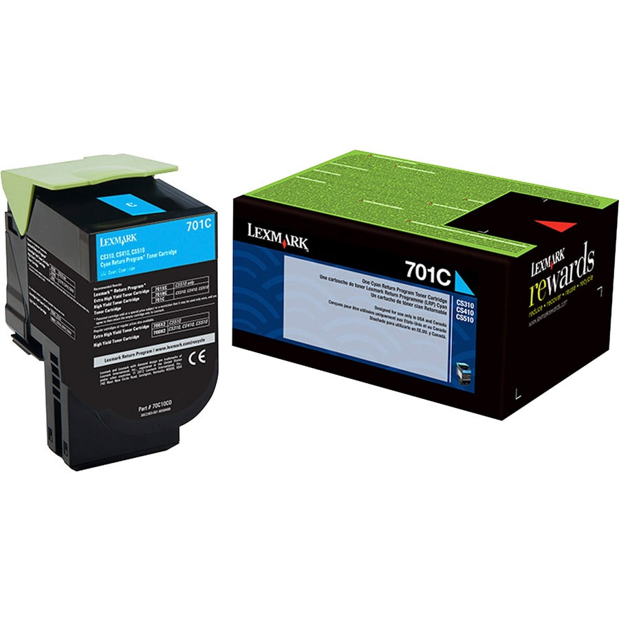 701C CYAN RETURN PROGRAM TONER 