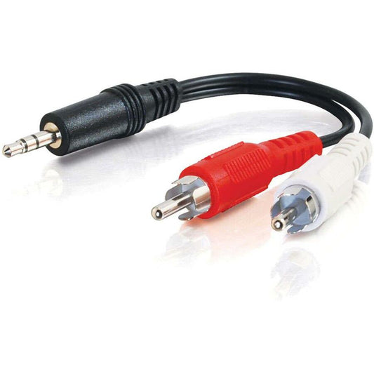 3FT 3.5MM STEREO TO 2-RCA M/M  