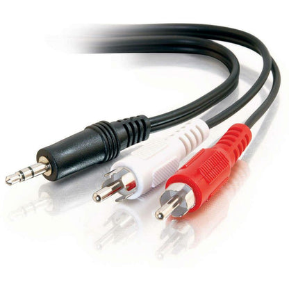 C2G 12ft Value Series One 3.5mm Stereo Male To Two RCA Stereo Male Y-Cable