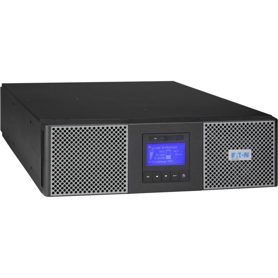 Eaton 9PX 8000VA 7200W 208V Online Double-Conversion UPS - Hardwired Input 18x 5-20R 2 L6-30R Outlets Cybersecure Network Card Extended Run 9U Rack/Tower