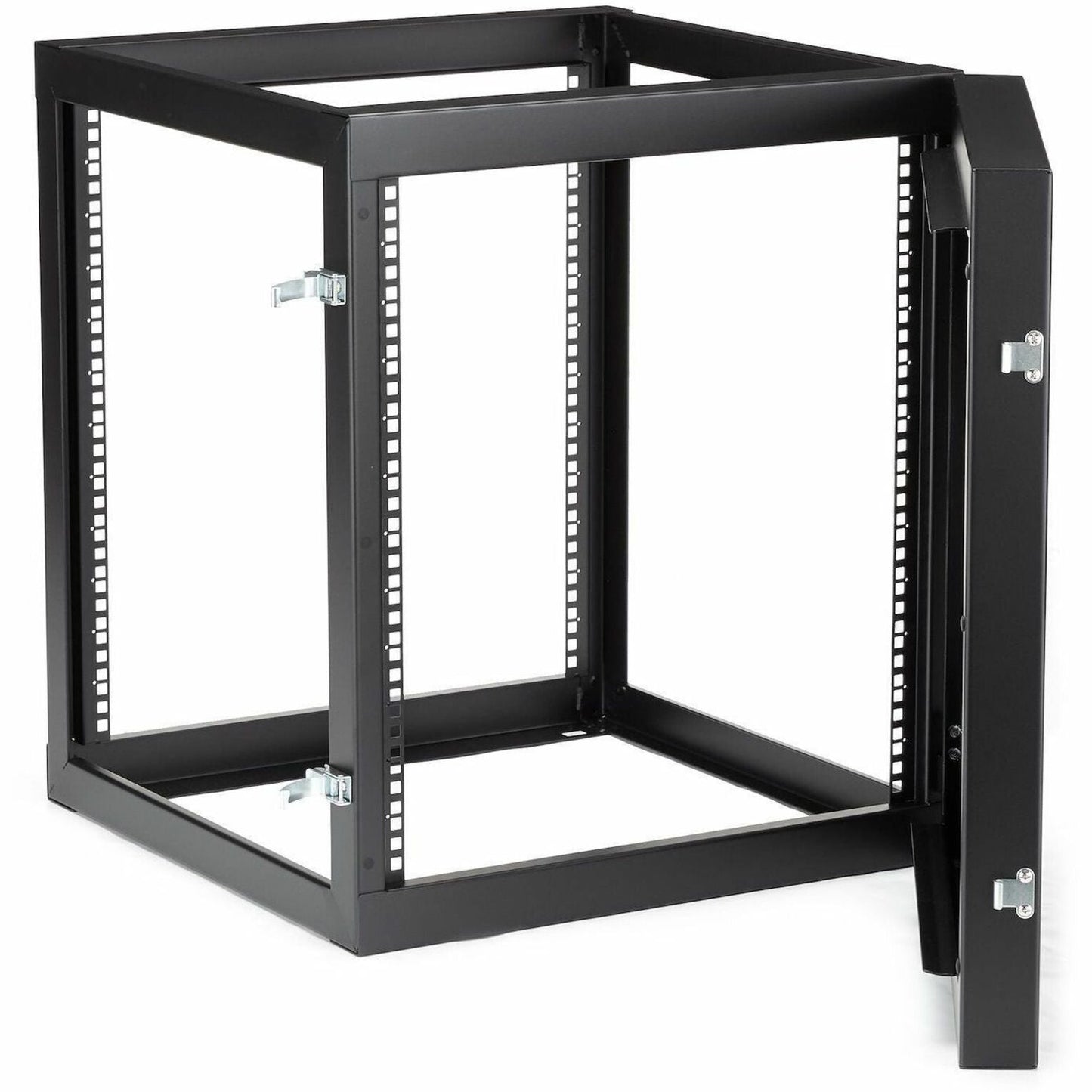 StarTech.com 4-Post 12U Hinged Wall-Mount Network Rack 19" Open Frame Server Rack Wall Mount Data Rack for IT Computer Equipment TAA~