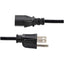StarTech.com 3ft (1m) Heavy Duty Power Cord NEMA 5-15P to C13 15A 125V 14AWG Replacement AC Computer Power Cord PC Power Supply Cable