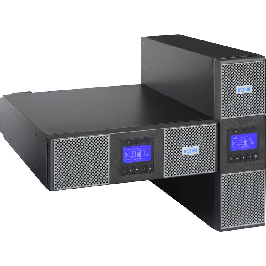 Eaton 9PX 11kVA 10kW 208V Online Double-Conversion UPS - Hardwired Input / Output Cybersecure Network Card Extended Run 6U Rack/Tower