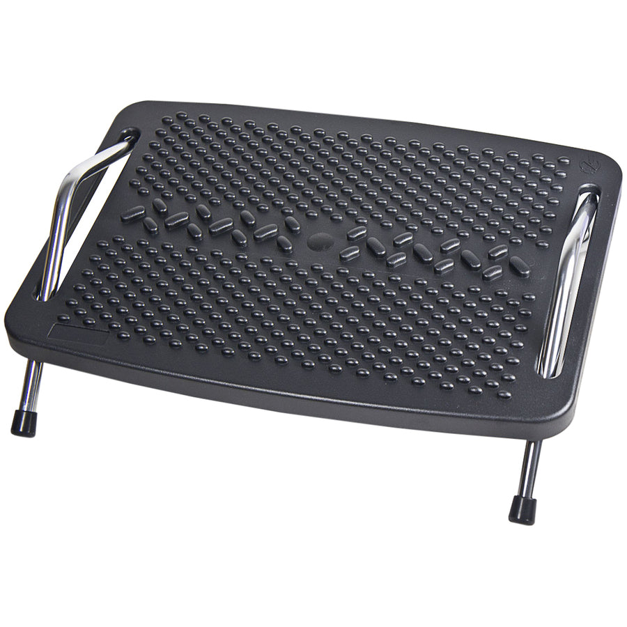 SYBA Multimedia Ergonomic Design Foot Rest with Metal Support and Push-to-Tilt Sides