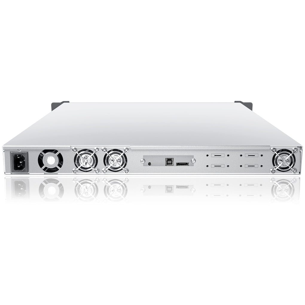 Sans Digital EliteRAID ER104UT+B - 1U 4 Bay USB 3.0 / eSATA Hardware RAID 5 Rackmount (Black)