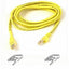 15FT CAT5E PATCH CABLE YELLOW  