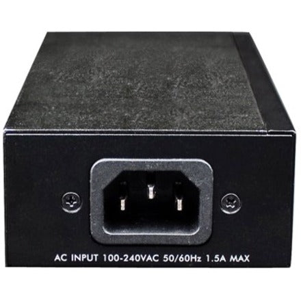 Intellinet Network Solutions 1-Port Gigabit High-Power PoE+ Injector Metal