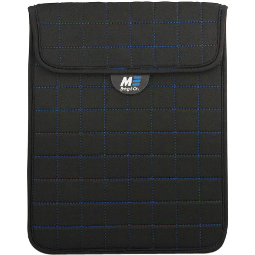 Mobile Edge Neogrid Carrying Case (Sleeve) for 10" Apple iPad - Black Blue