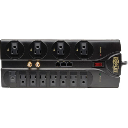 Tripp Lite Protect It! 12-Outlet Surge Protector 8 ft. (2.43 m) Cord 2880 Joules Tel/Modem/Coaxial/Ethernet Protection