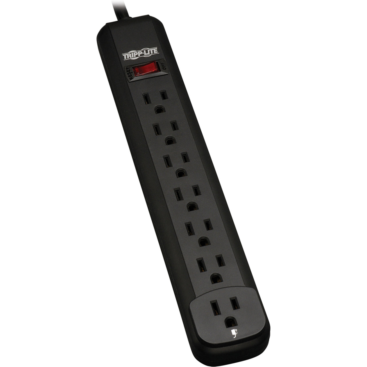 Tripp Lite Power It! 7-Outlet Power Strip 12 ft. (3.66 m) Cord Black Housing