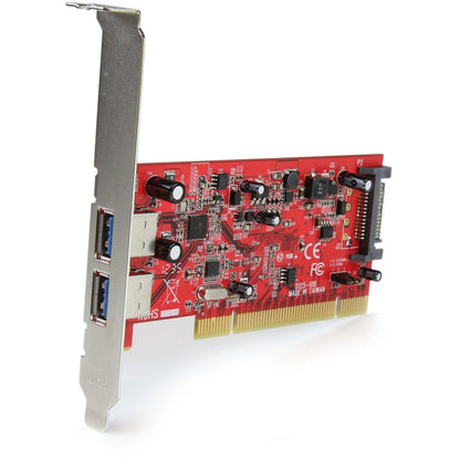 StarTech.com 2 Port PCI SuperSpeed USB 3.0 Adapter Card with SATA Power - 5Gbps