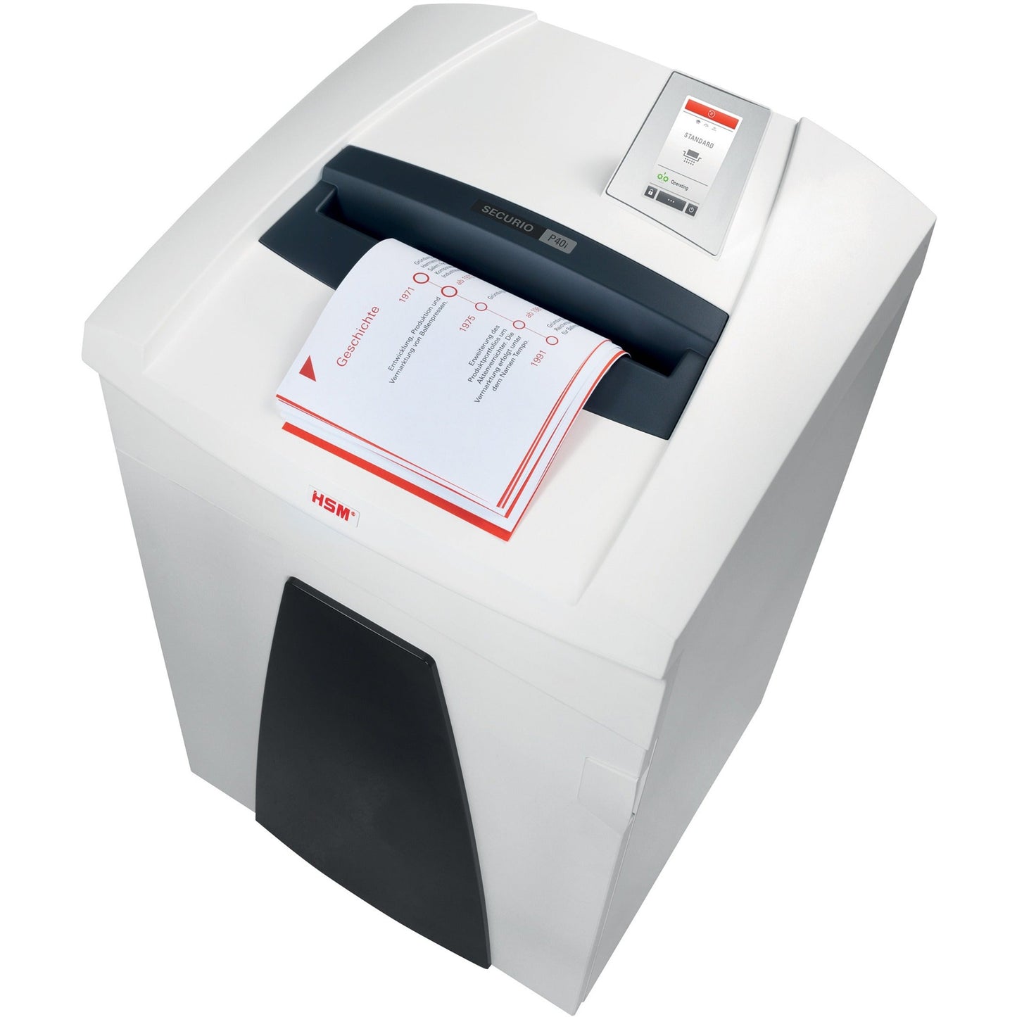 HSM SECURIO P40i 1/4" Strip-Cut Shredder