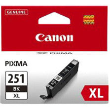 Canon CLI-251XL Original High Yield Inkjet Ink Cartridge - Black Pack