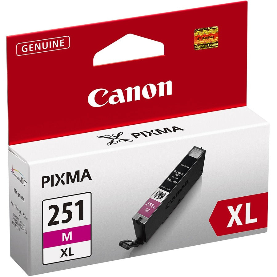 Canon CLI-251XL Original High Yield Inkjet Ink Cartridge - Magenta Pack