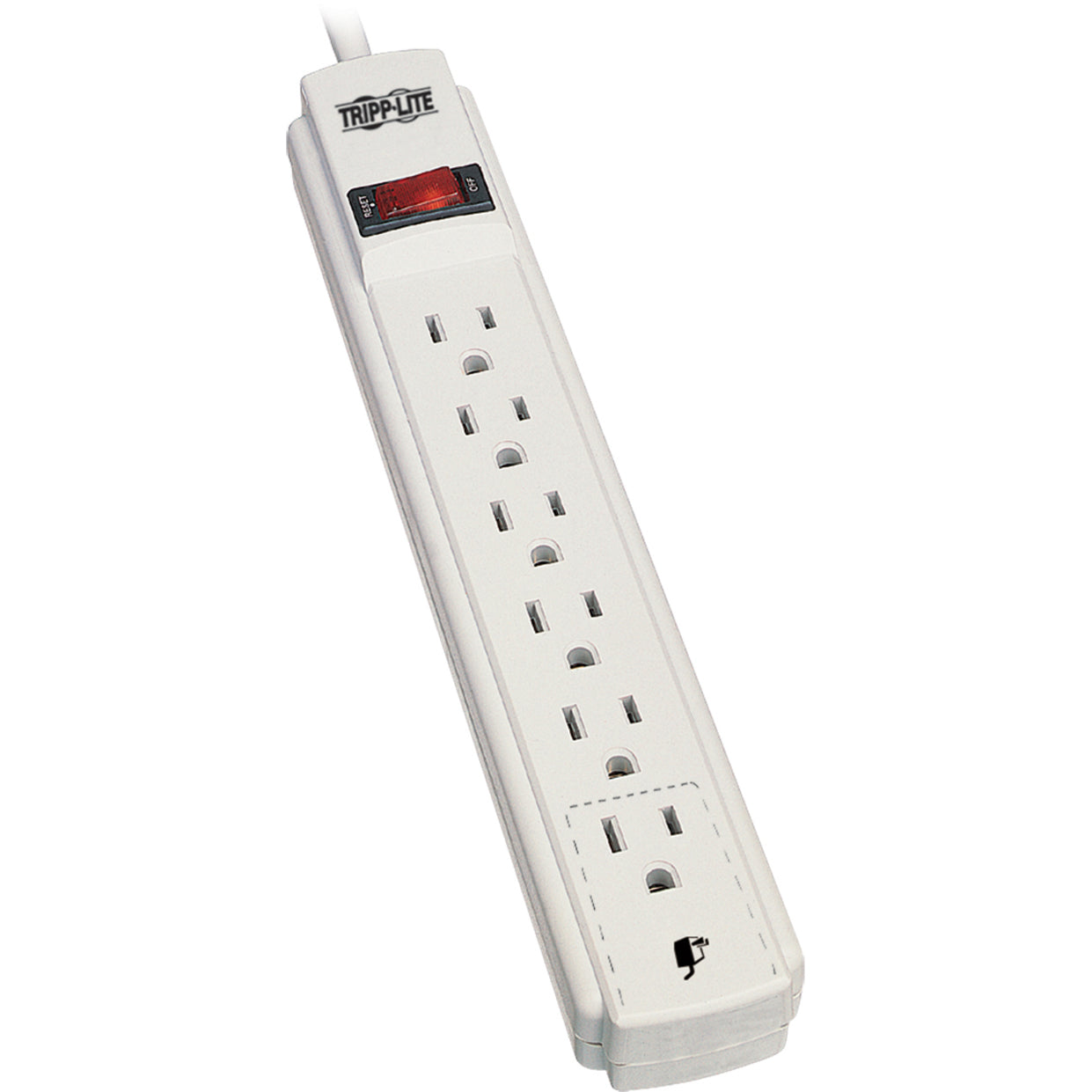 Tripp Lite Power It! 6-Outlet Power Strip 15 ft. (4.57 m) Cord