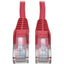 Tripp Lite Cat5e 350 MHz Snagless Molded (UTP) Ethernet Cable (RJ45 M/M) PoE Red 10 ft. (3.05 m)
