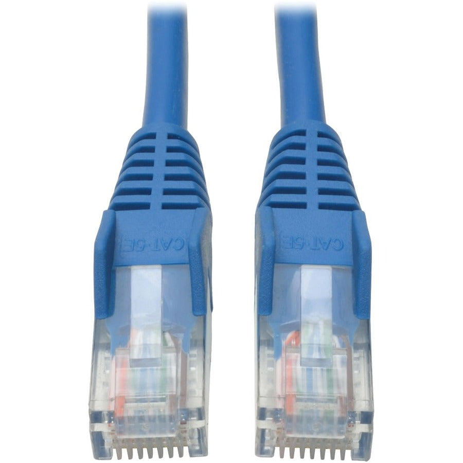Tripp Lite Cat5e 350 MHz Snagless Molded (UTP) Ethernet Cable (RJ45 M/M) PoE Blue 100 ft. (30.5 m)