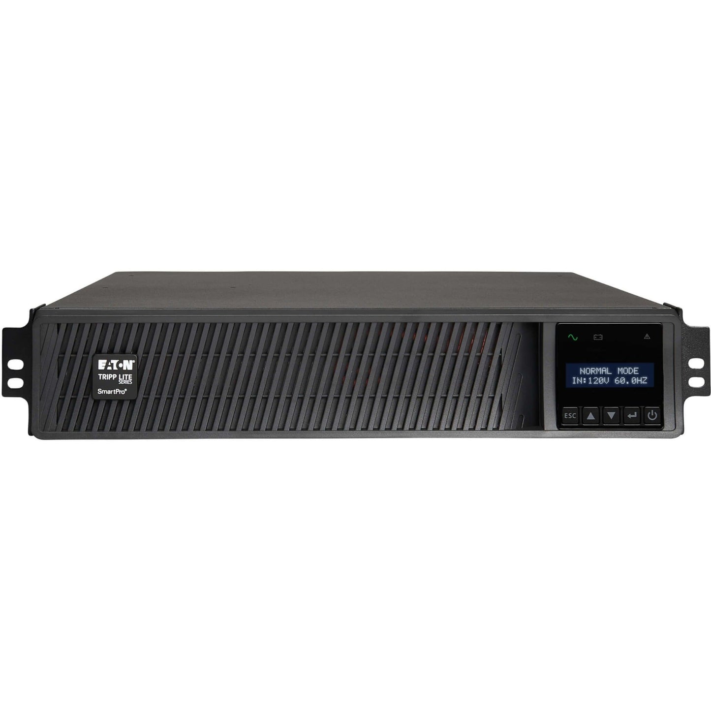 Eaton Tripp Lite Series SmartPro 1000VA 1000W 120V Line-Interactive Sine Wave UPS - 8 Outlets Extended Run Network Card Option LCD USB DB9 2U Rack/Tower UPS