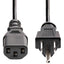 StarTech.com 12ft (3.6m) Computer Power Cord NEMA 5-15P to C13 10A 125V 18AWG Black Replacement AC PC Power Cord TV/Monitor Power Cable