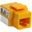 CAT6 KEYSTONE JACK YELLOW      